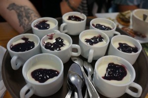Not your grandma's pudding: the finale at Scratch Kitchen c. Salem Food tours