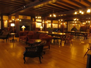 The inviting Lake Lounge — come for tea!