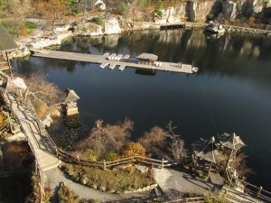Lake Mohonk and the Walkways from our window