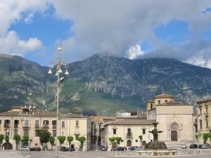 Piazza Garibaldi, among the mountains