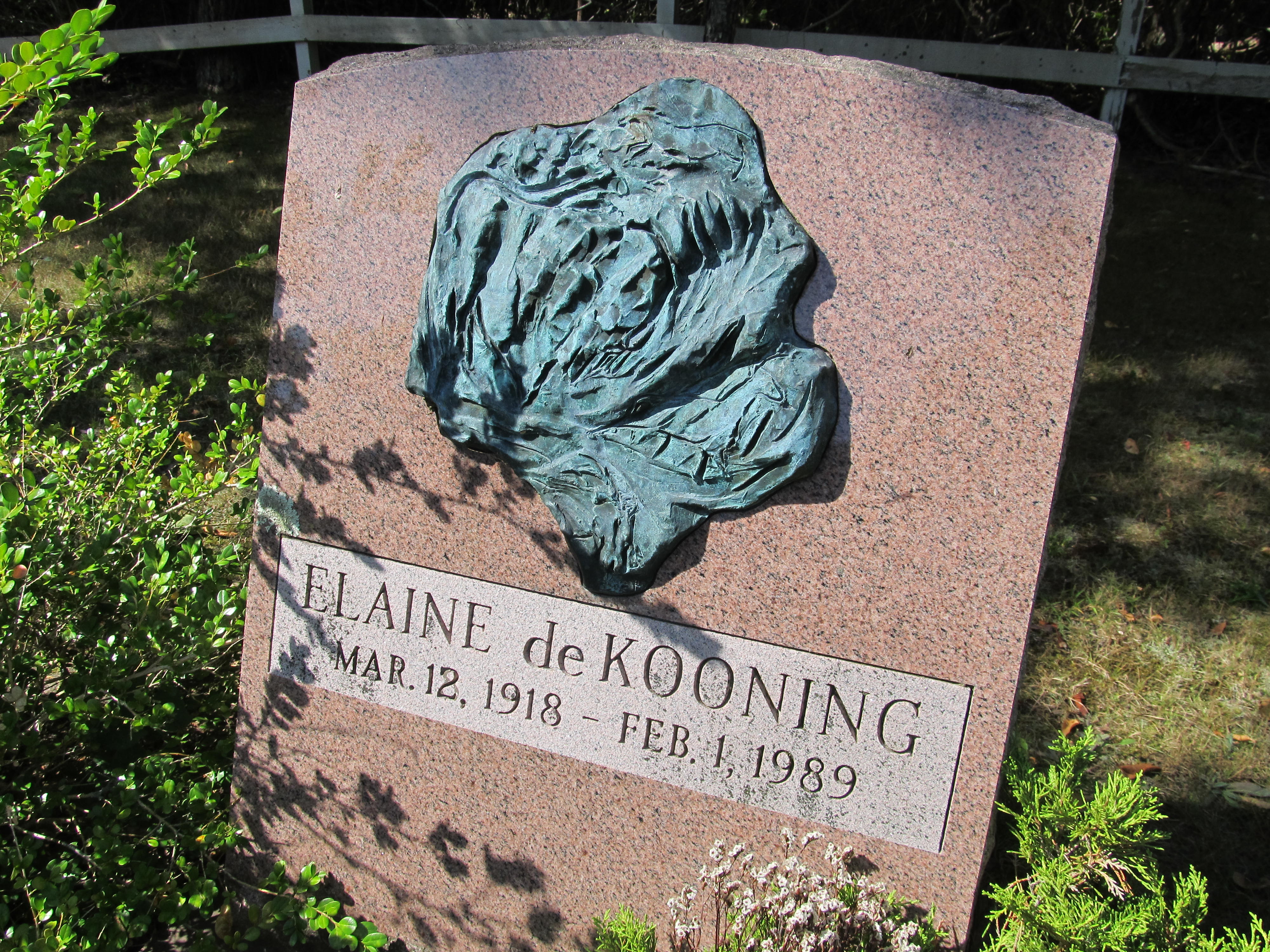 Elaine de Kooming, wife of artist Willem